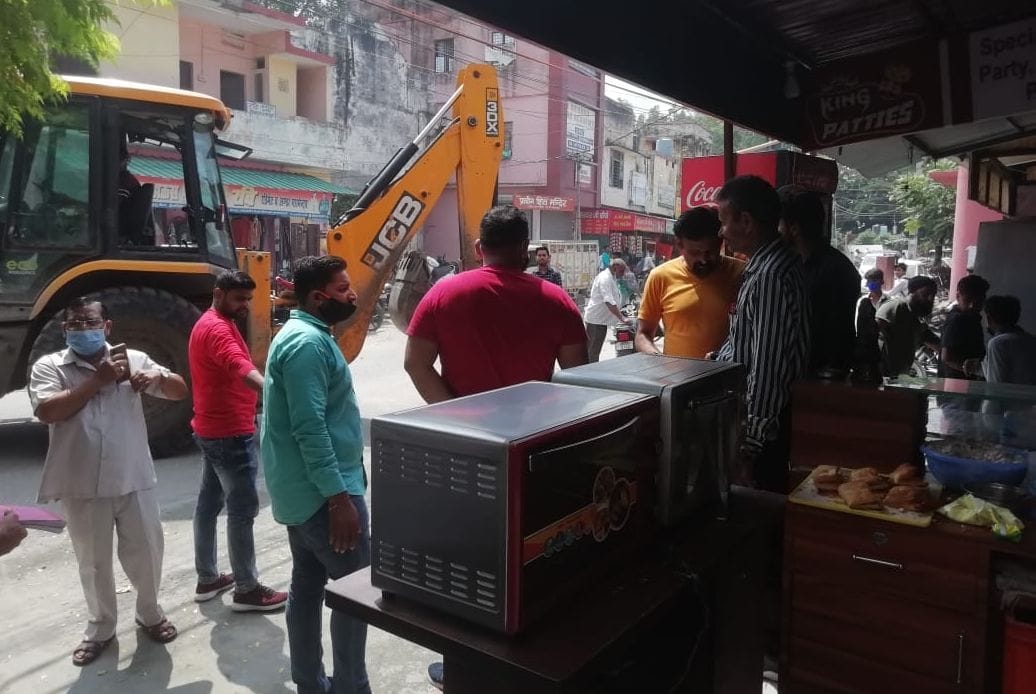 Angry over non-action of encroachers
