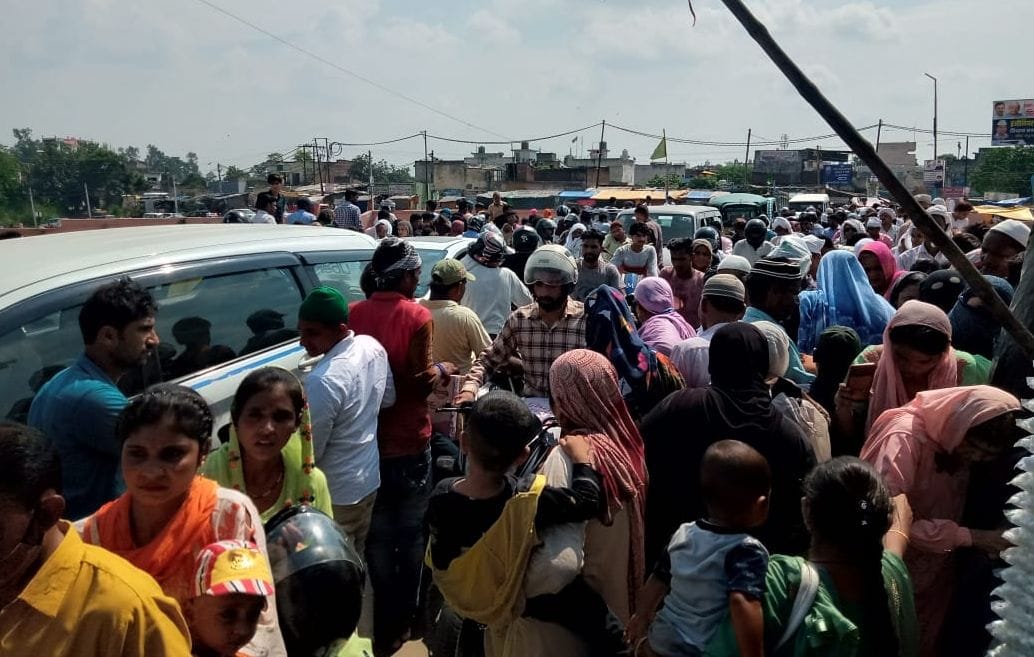 Jam on both the bridges on Nauchandi Jumrot