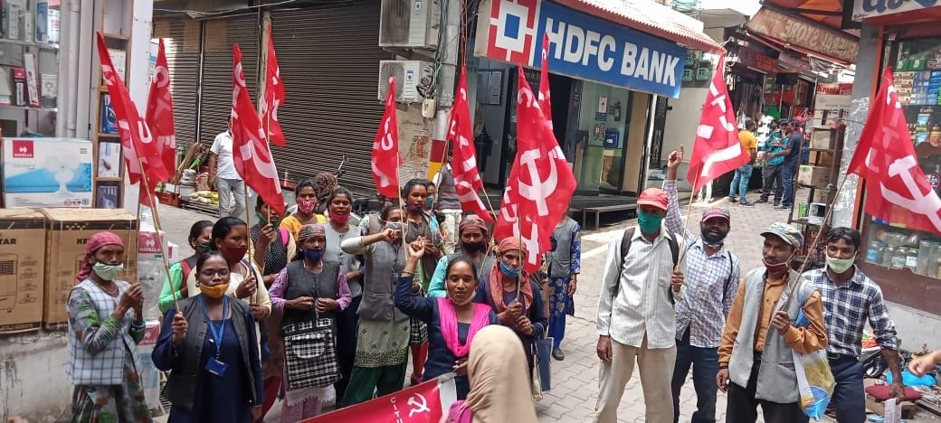 urben body employee protest in rampur