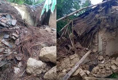 भारी बारिश के बाद जर्जर मकान गिरने से तीन की मौत