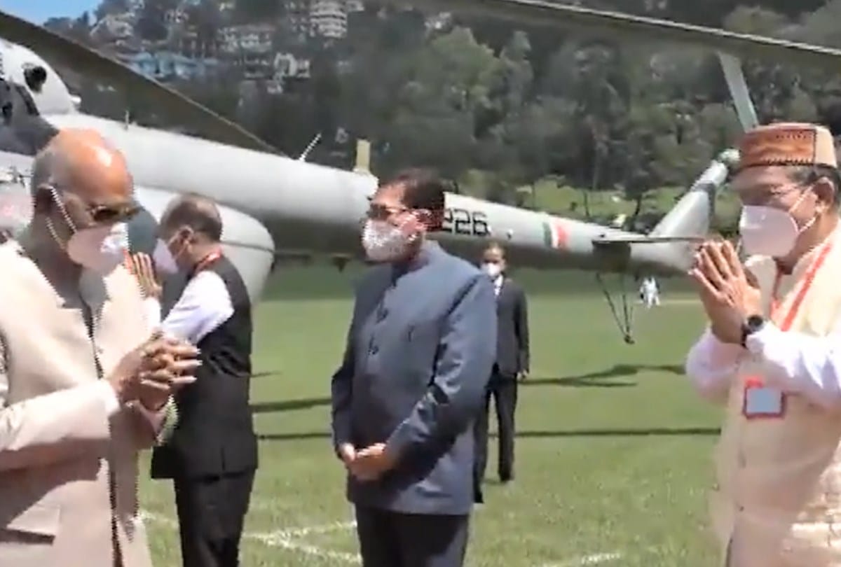 president ram nath kovind asks urban development minister suresh bhardwaj how are you