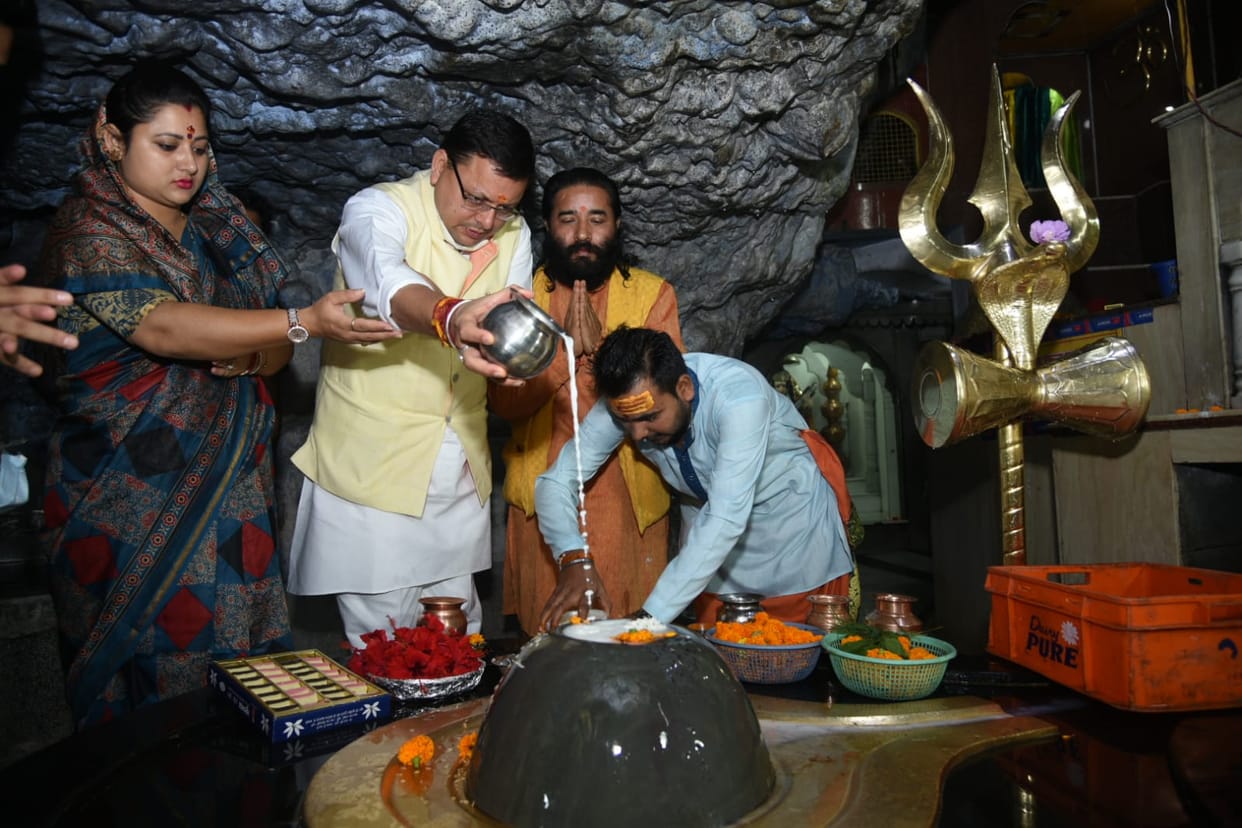 happy birthday cm dhami: pushkar singh dhami Birthday today, worshiped in Tapkeshwar temple, give unique gift to youth