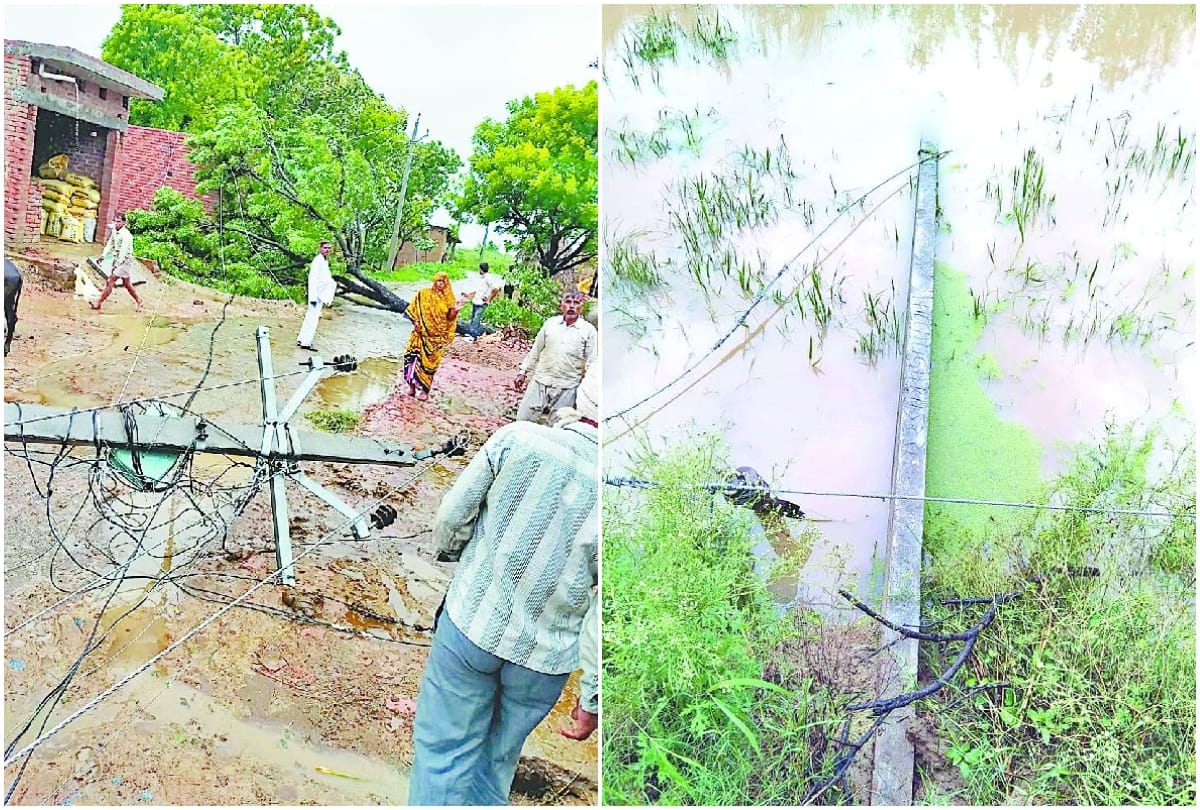up weather update latest news: heavy rainfall in mainpuri
