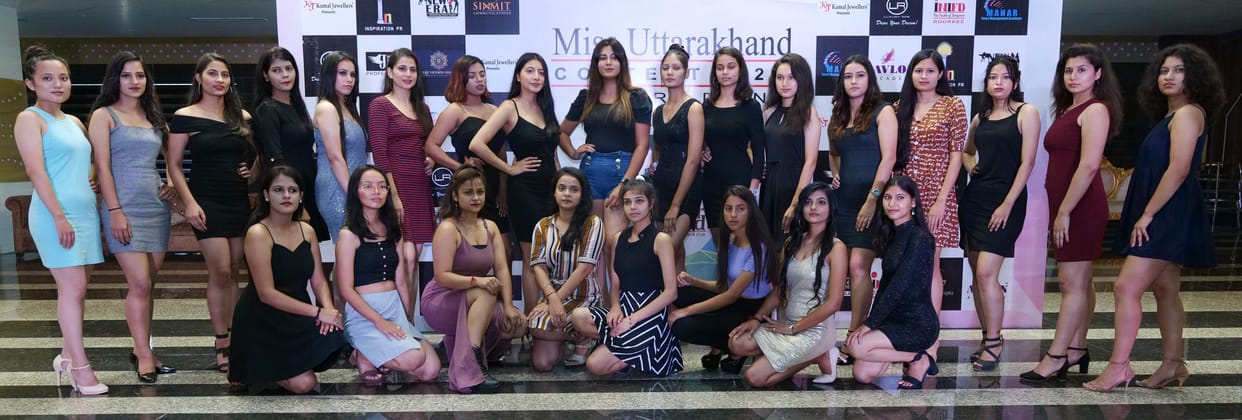 Models showed their glory in the audition of Miss Uttarakhand