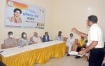 कांग्रेस के घोषणा पत्र संवाद में पूर्व केंद्रीय मंत्री सलमान खुर्शीद