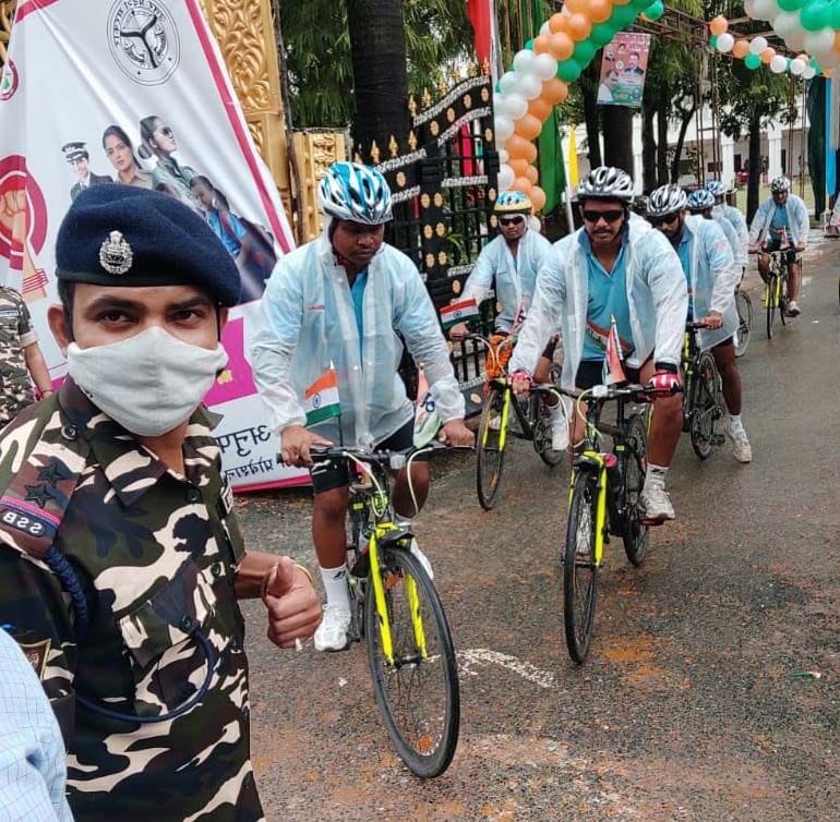 cycle rally wellcomed