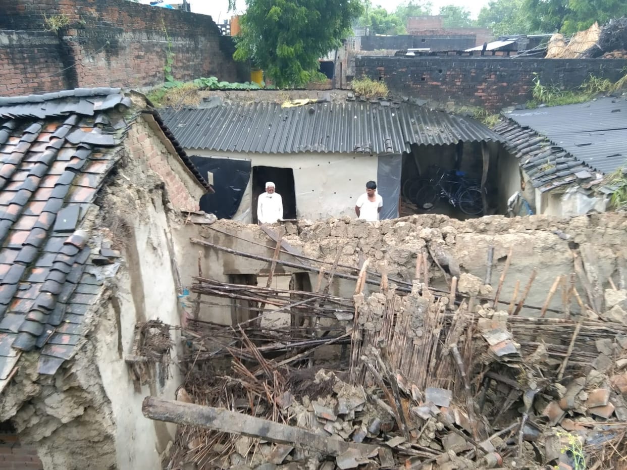 Rain became a disaster, four died due to house-wall collapse