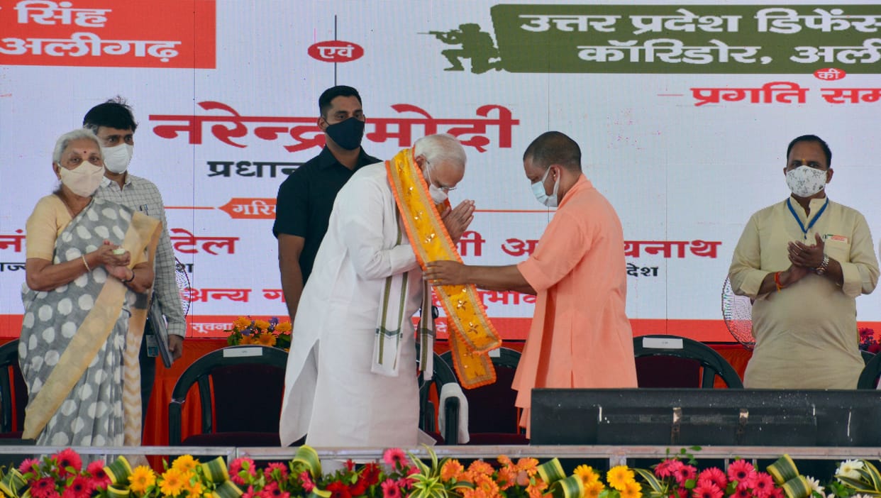 Modi was seen preparing the ground for the new heroes of nationalism