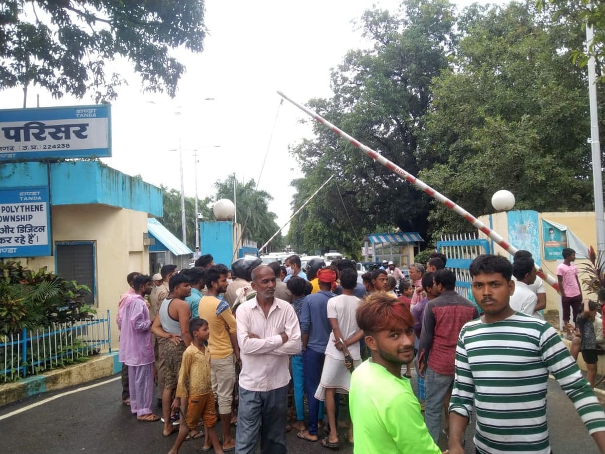 Villagers upset due to waterlogging, jammed