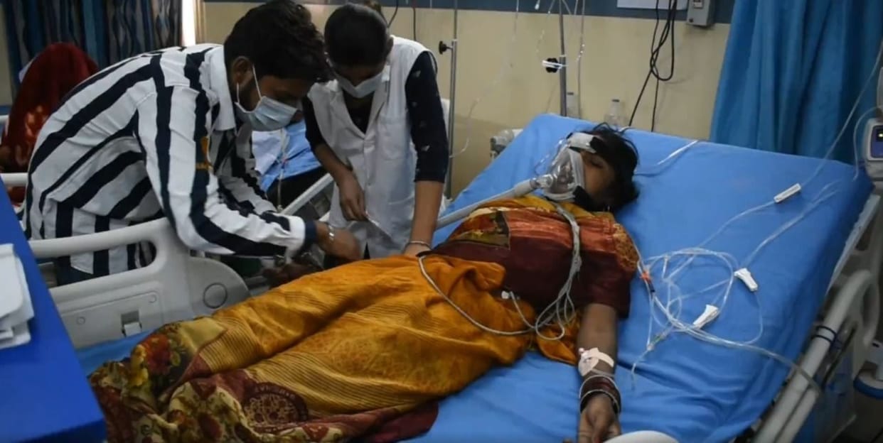 The condition of a woman and a girl child is still critical due to food poisoning, a child has already died