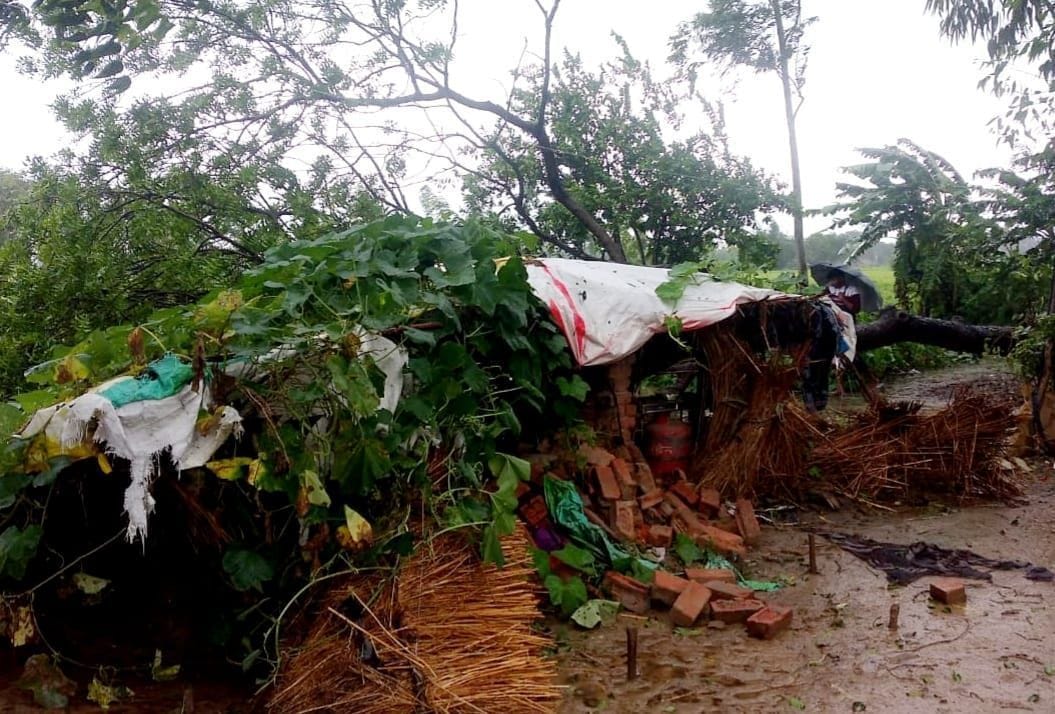 Innocent killed in storm water, four injured