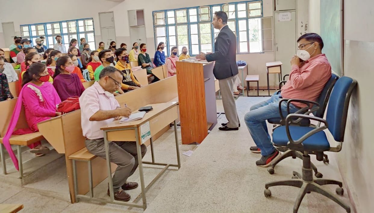 Told the nuances of law to the students