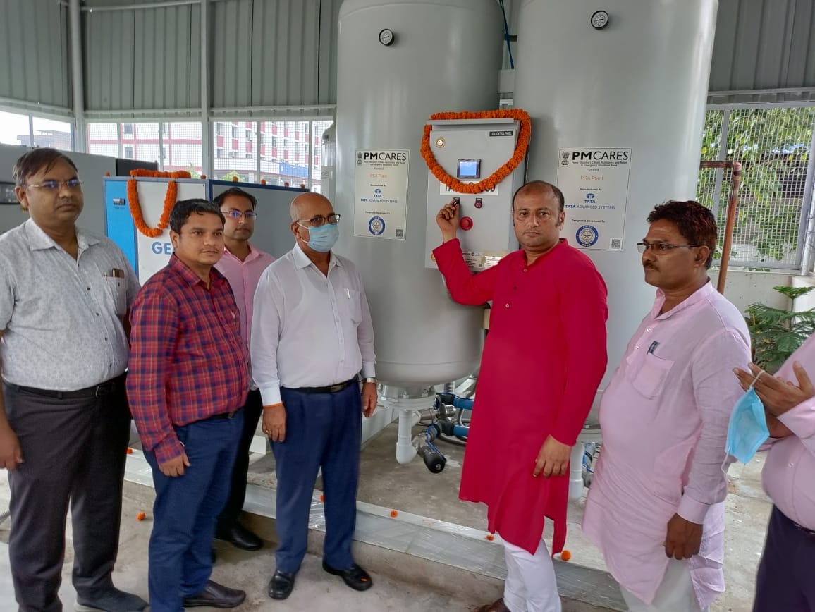 Oxygen facility will now be available at every bed in BHU trauma center oxygen plant becomes functional