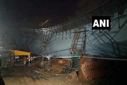 Under construction flyover collapsed in Mumbai and many workers injured