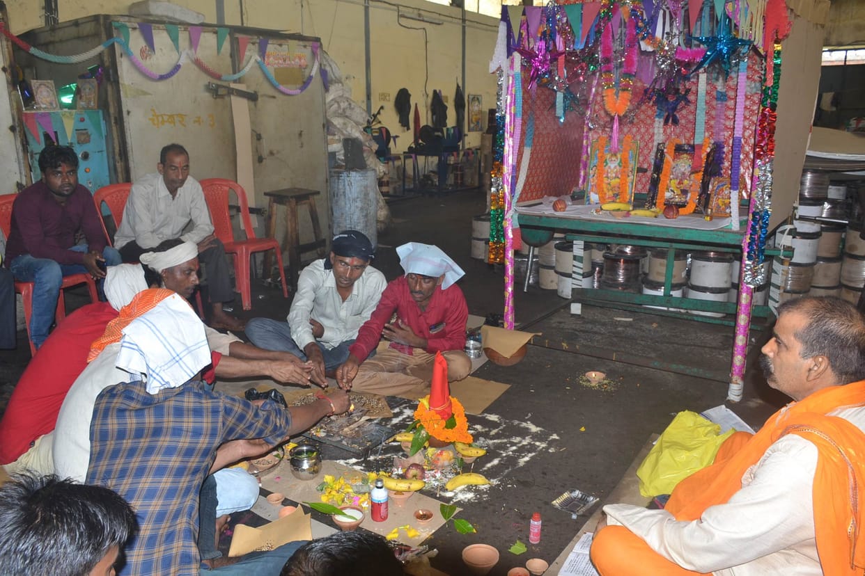 Celebrated Dev Shilpi Lord Vishwakarma's birth anniversary