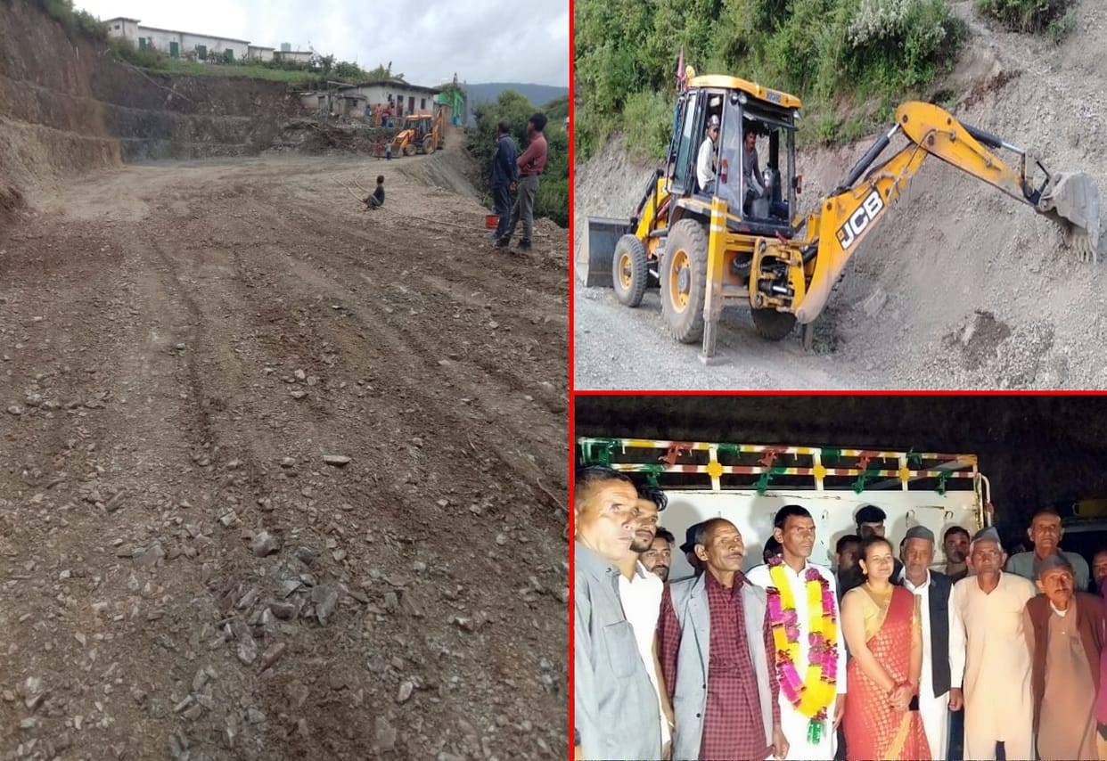 uttarakhand news : Uttarkashi Gabar Singh alone cut two km hill for road, photos