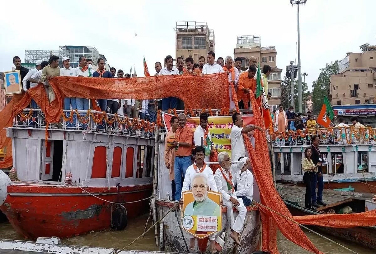 pm modi 71th birthday 71 meters chunari to mother Ganga in varanasi Bharat Mata temple will be decorated with 71 thousand lamps