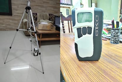 आगरा: स्कूलों की हवा परखने के लिए आई मशीन
