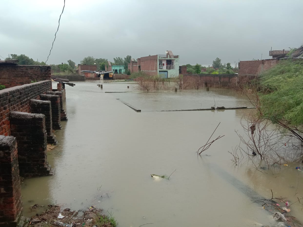 58 mm of rain in 30 hours in Kanpur dehat, life disrupted