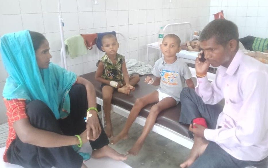 Hathras: Improvement in the health of children who got sick after drinking milk
