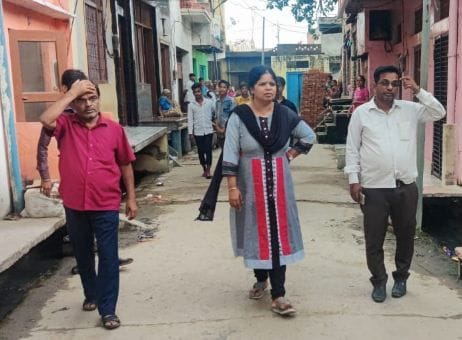 Hathras: EO visited and took stock of cleanliness