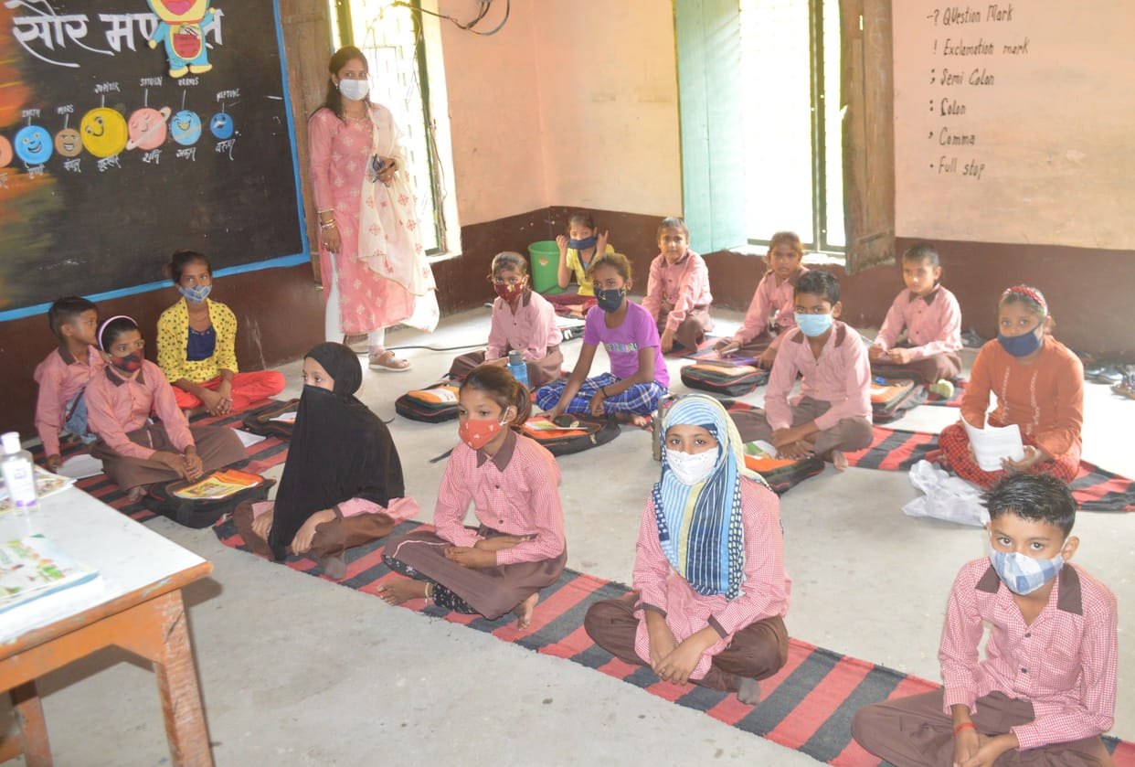 Hathras: Children's activities seen in schools from class one to five