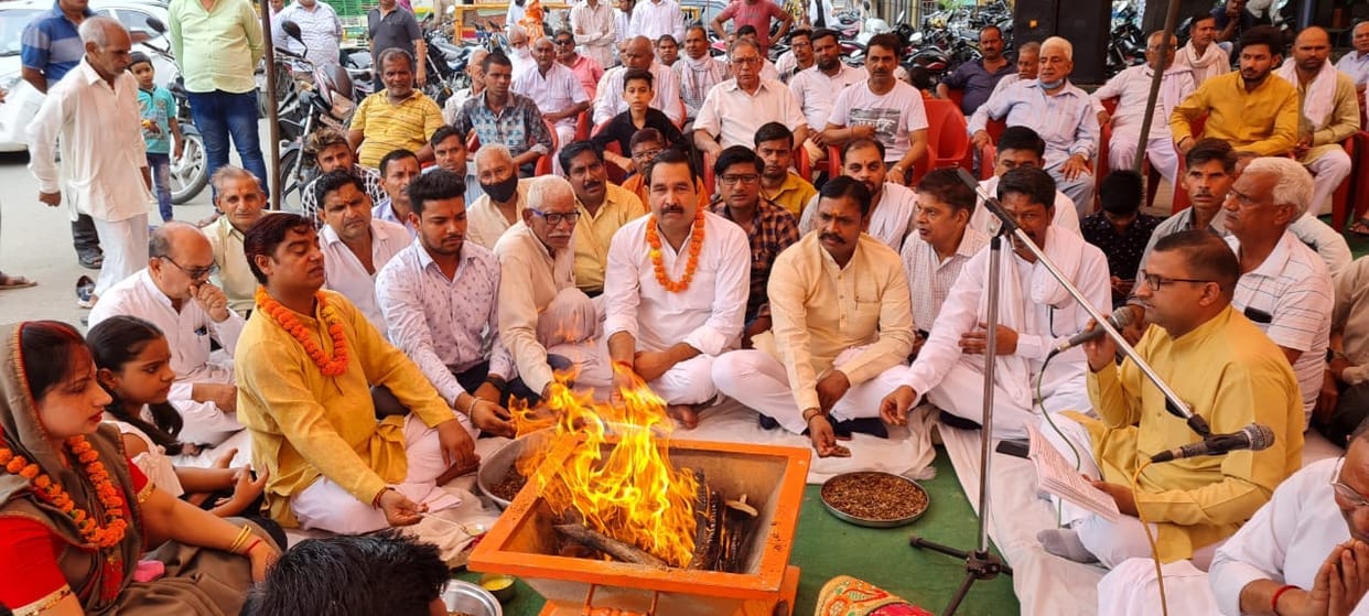 Celebrated the birth anniversary of Lord Vishwakarma with gaiety