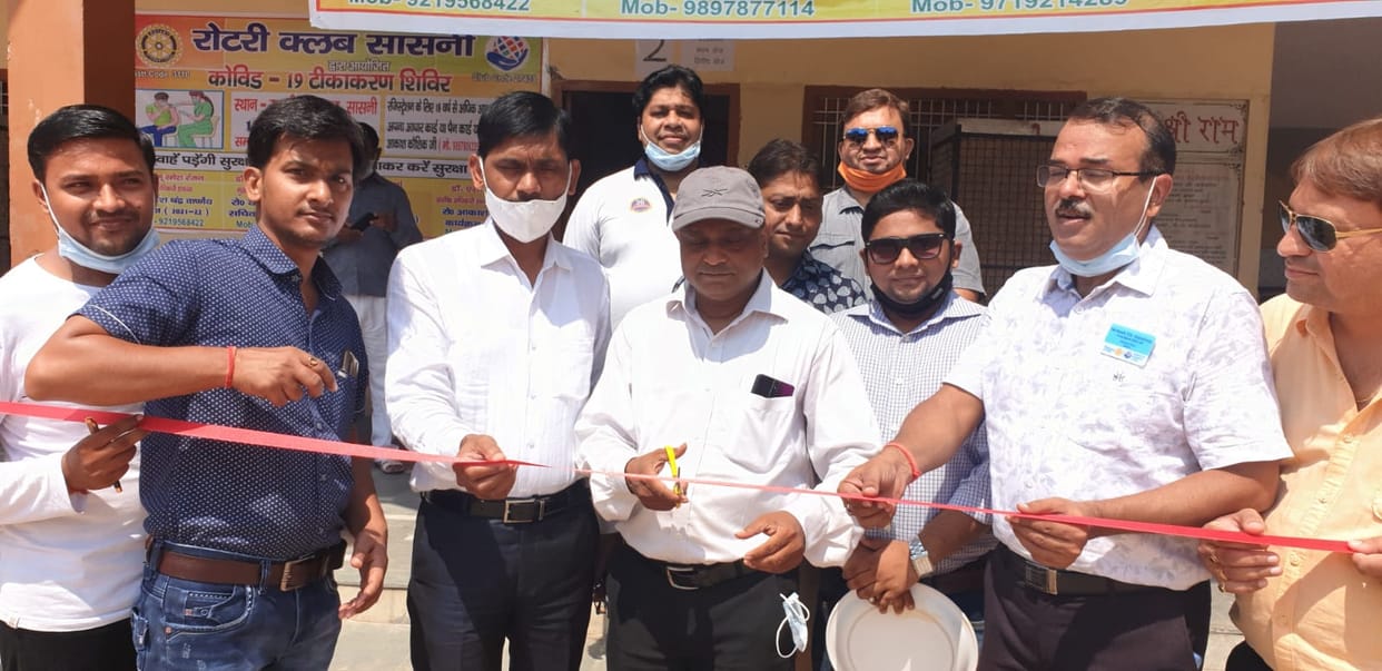 Hathras: 260 people got anti-corona vaccine in the camp