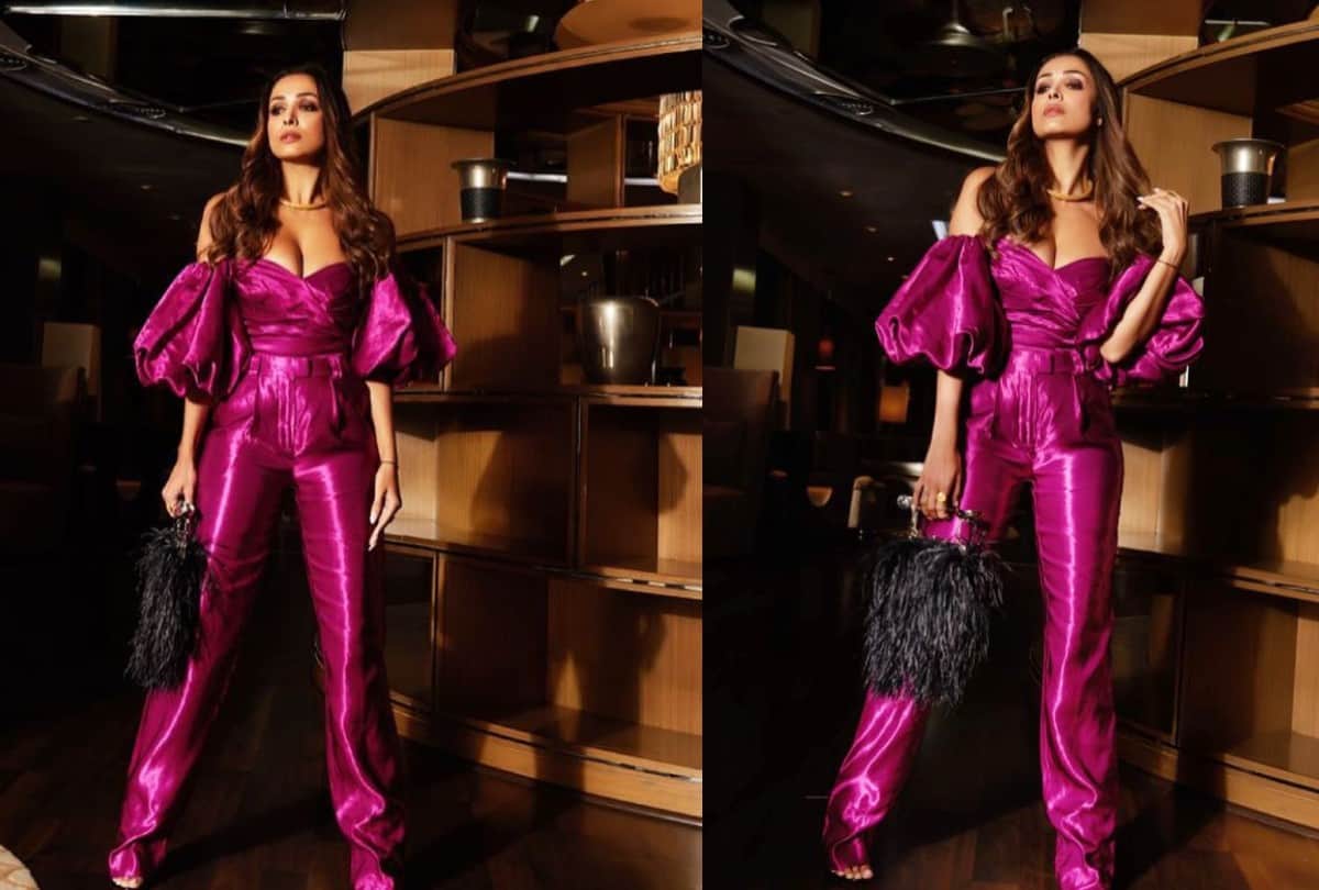 Malaika Arora looks hot in purple dress see Latest Pics