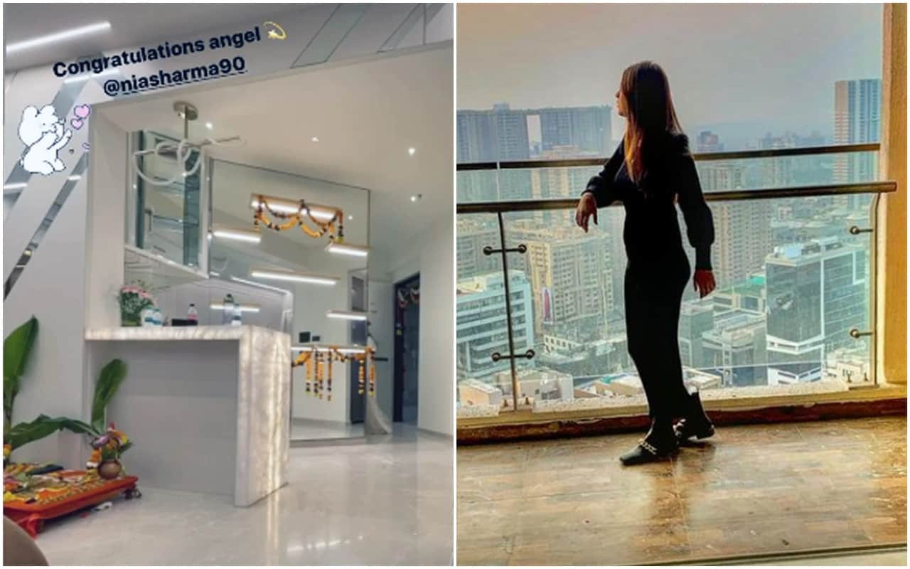 Nia Sharma Birthday: Nia Sharma’s house Inside Pictures stunning view of Mumbai skyline