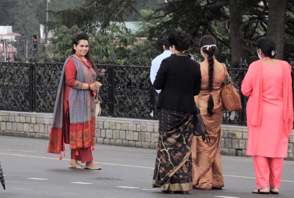 president ramnath kovind daughter Swati Kovind Visit Mall Road and Ridge Maidan Shimla