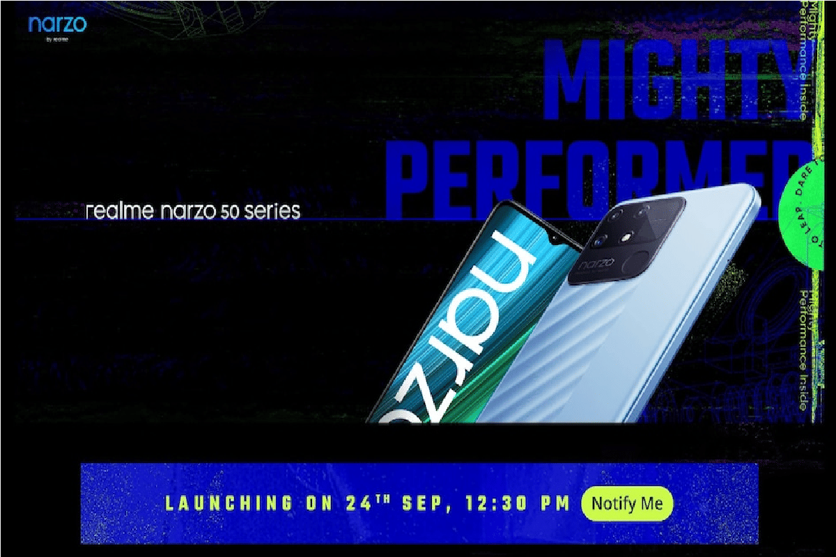 Realme Narzo 50 Series Realme Band 2 and Smart TV Neo India Launch Set for September 24