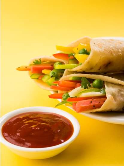 वेज रोटी रैप