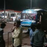 बस में युवती की मौत