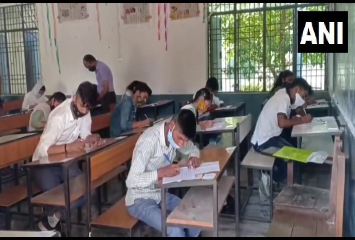 UP Board students of class 10 and 12who were dissatisfied with their exam results appear for improvement exams