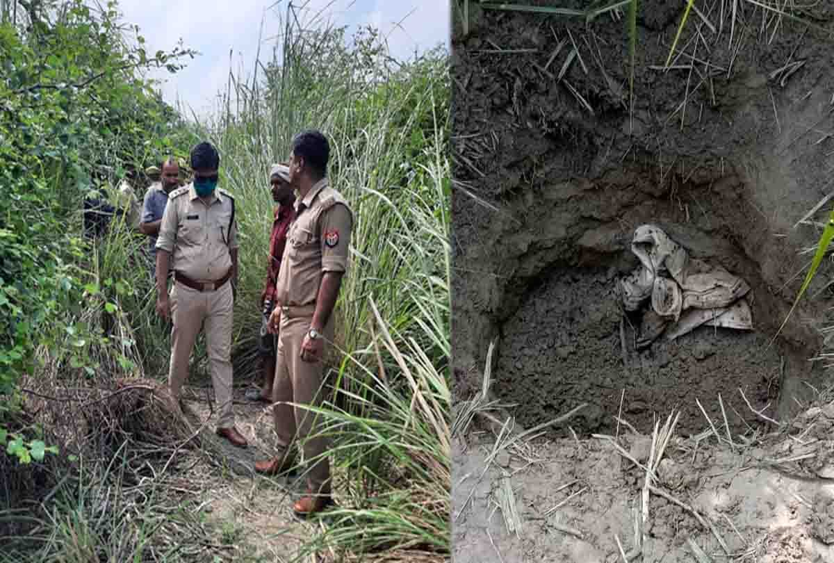 Hardoi: Dead body buried in pit after killing farmer