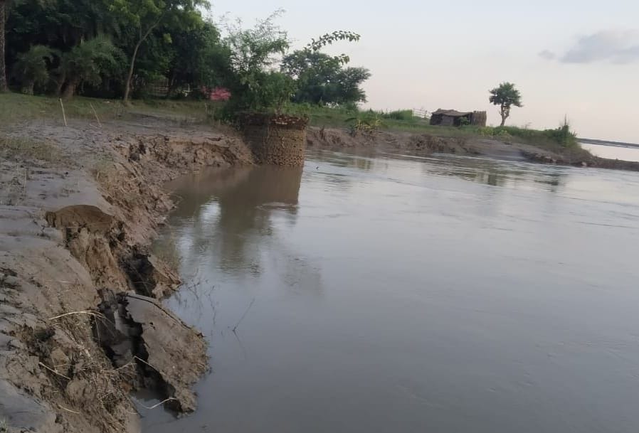 Saryu's water level is decreasing