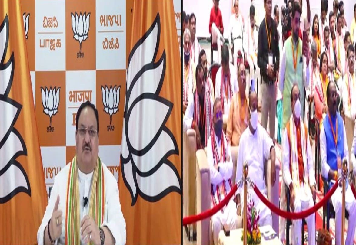 bjp scheduled caste morcha meeting in varanasi JP Nadaa said Opposing CAA is disrespect of baba saheb dr bhim rao ambedkar