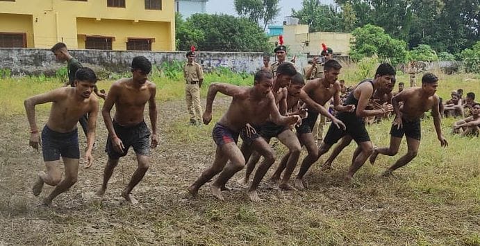 Sweat shed in examination, 84 selected for NCC cadets