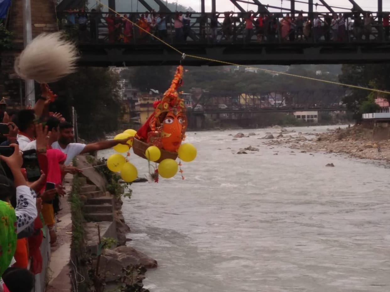 Nandashtami festival concludes with immersion of idols of Nanda and Sunanda