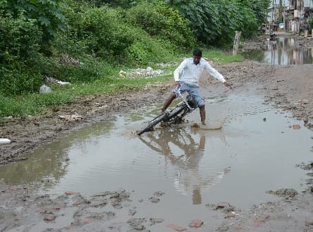 Temperature dropped due to 14 mm of rain in 24 hours