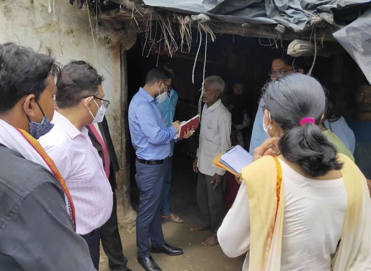 District Judge listened to the problems of the Boxa tribe