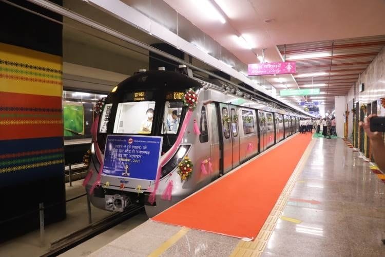 Metro services started from Dhansa stand