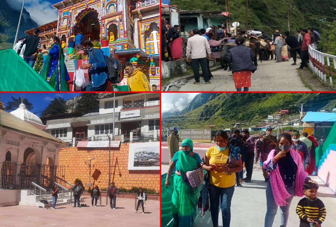 Chardham Yatra 2021 starts from today: after four months of door opening yatra start, watch photos