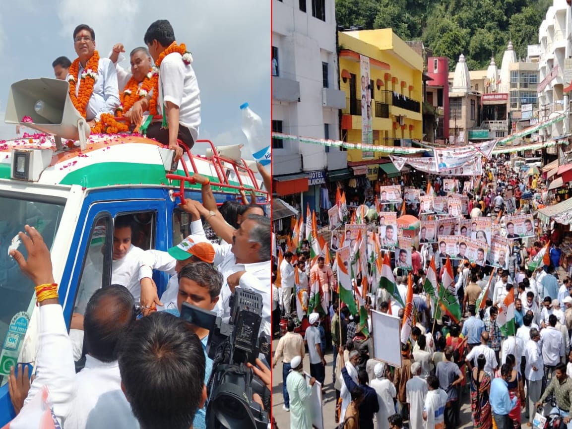 uttarakhand election 2022: Congress Parivartan Yatra in Haridwar, huge crowd gathered