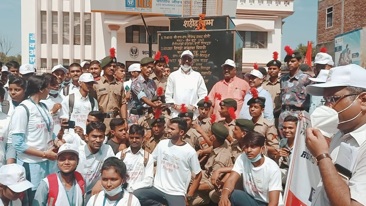 The enthusiasm shown in the rally of Fit India Freedom Run