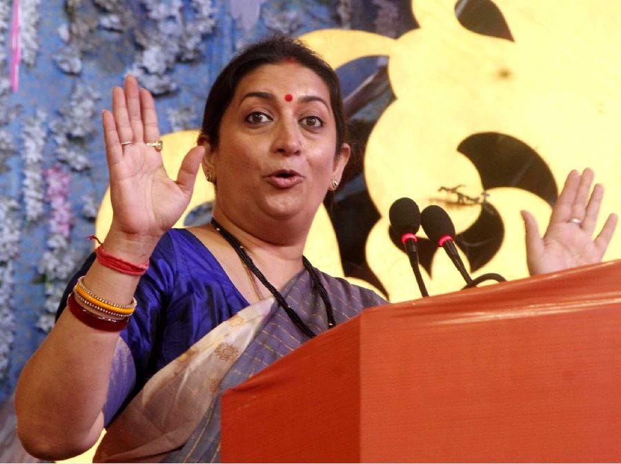 Smriti Irani visited budgam said People of jammu kashmir have expressed great faith in PM modi