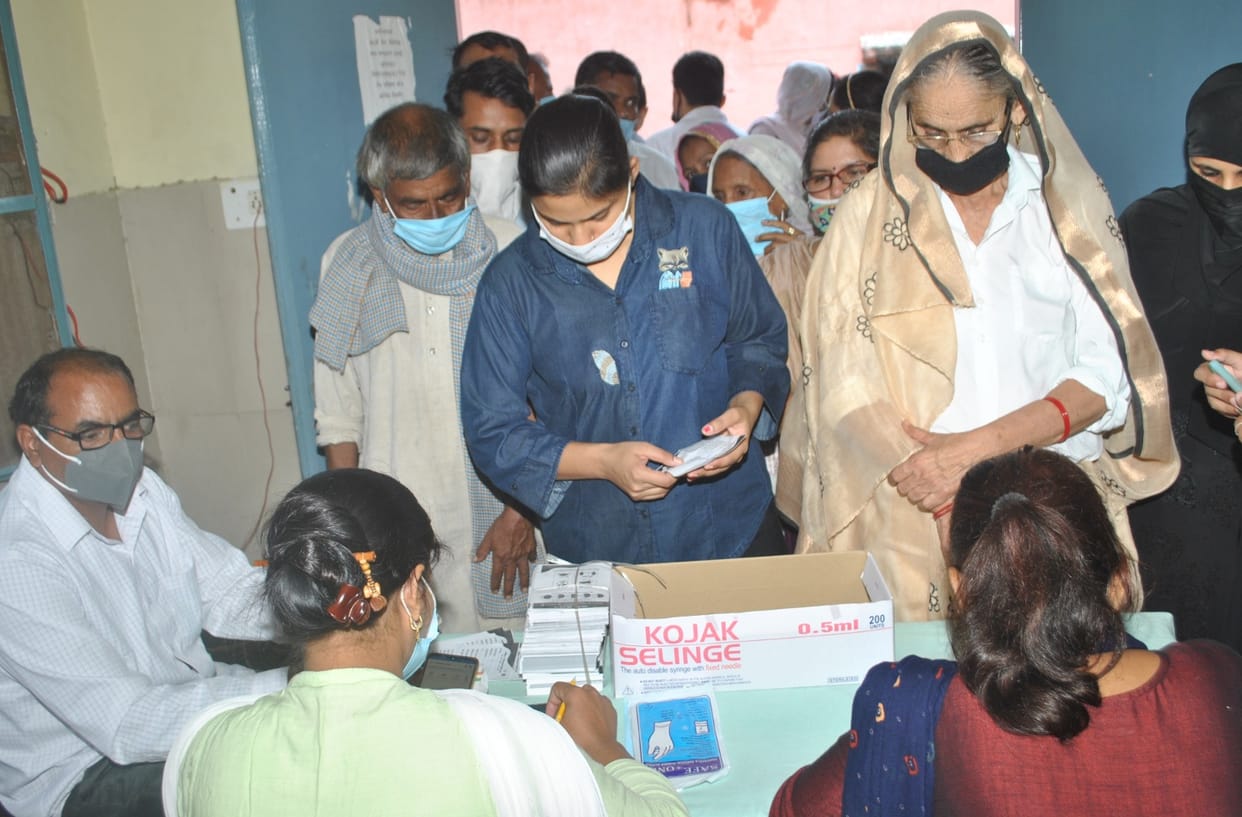 78.12 percent vaccination in mega camp