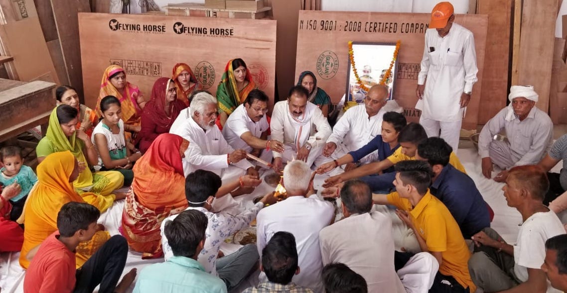 Awarded to the meritorious, Bhandaras were organized everywhere