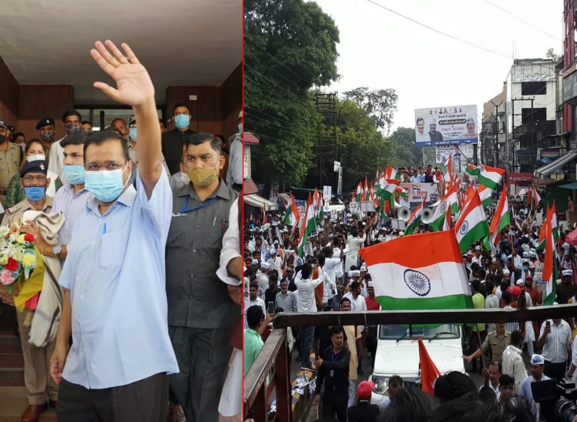 uttarakhand Election 2022: Delhi CM Arvind Kejriwal haldwani visit today, watch photos
